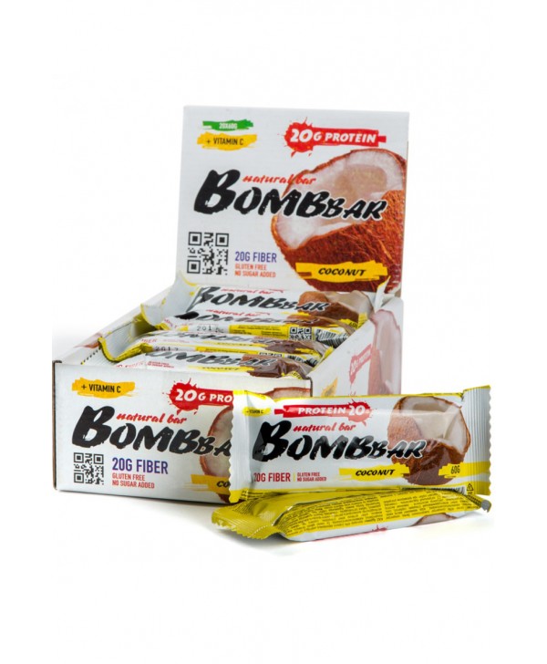 Bombbar Батончик 60 гр. Кокос