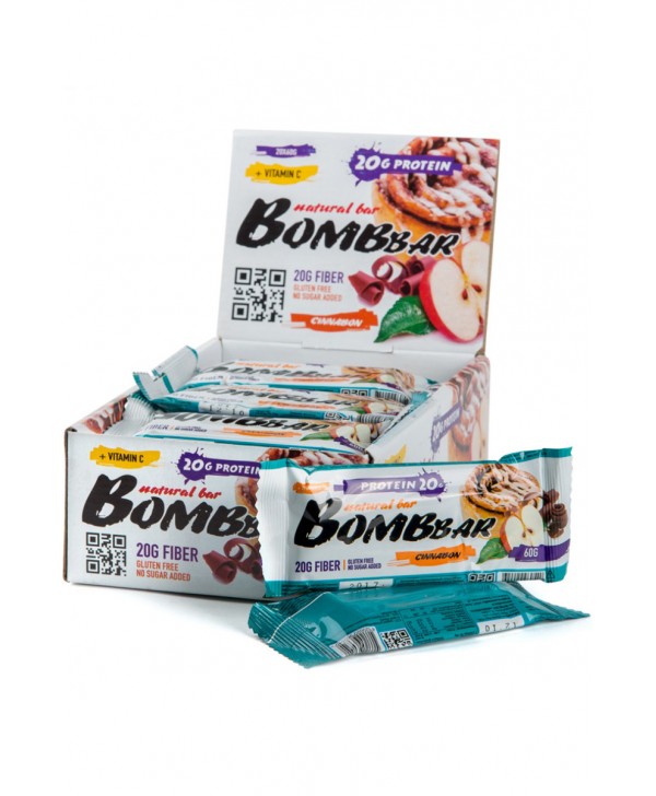 Bombbar Батончик 60 гр. Яблоко-корица
