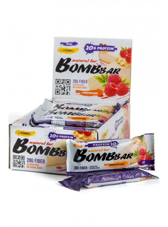 Bombbar Батончик 60 гр. Малиновый чизкейк