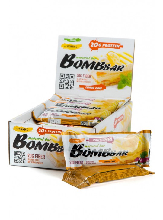 Bombbar Батончик 60 гр. Лимонный торт
