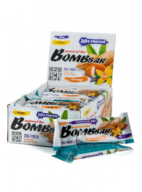 Bombbar Батончик 60 гр. Миндаль