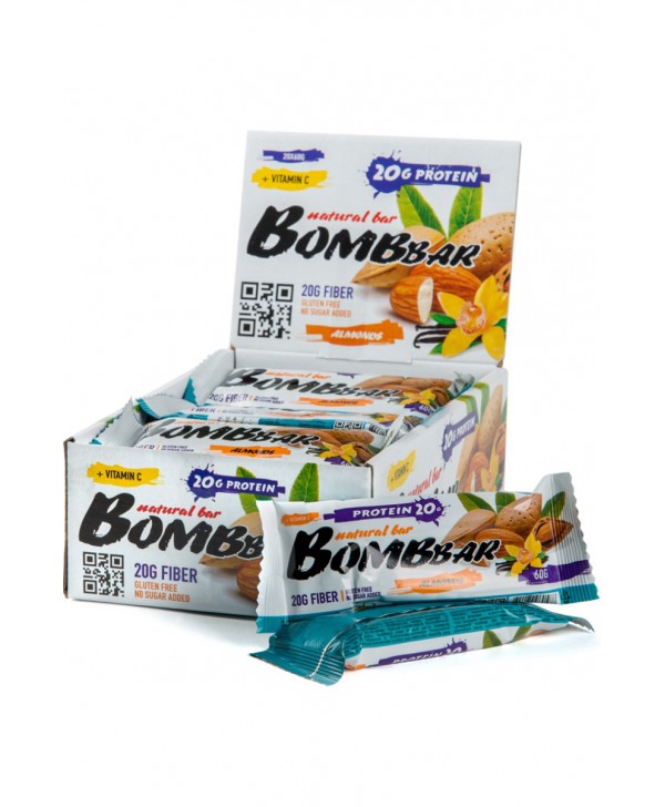Bombbar Батончик 60 гр. Миндаль