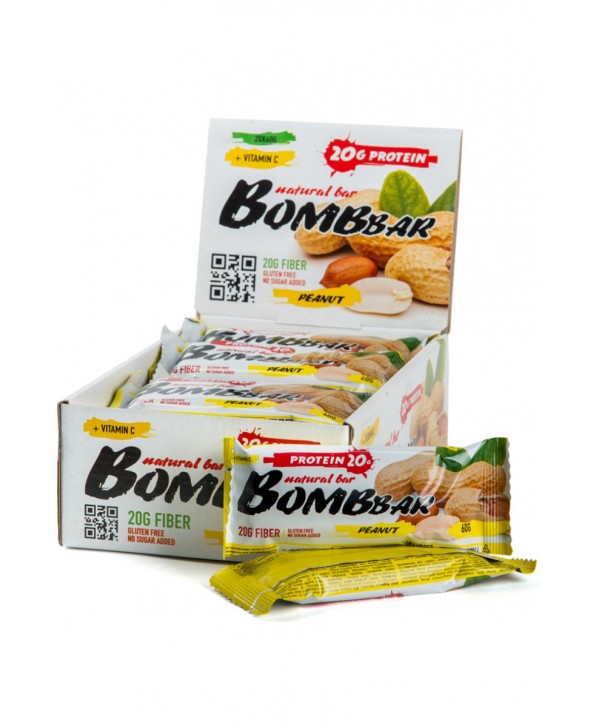 Bombbar Батончик 60 гр. Арахис