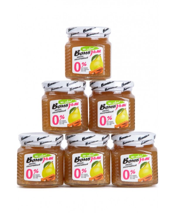 Bombbar Джем 0% 250 гр. - Грушка-корица