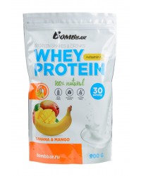 BOMBBAR Whey Protein 900 гр. Банан-Манго