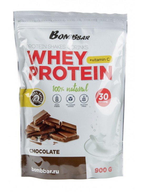 BOMBBAR Whey Protein 900 гр. Шоколад