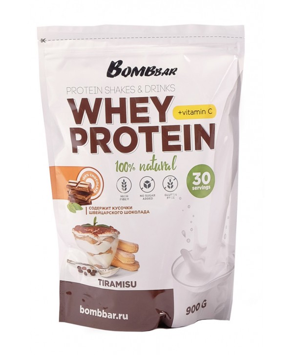 BOMBBAR Whey Protein 900 гр. Тирамису