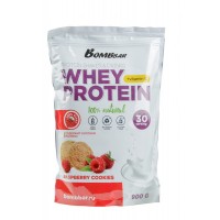 BOMBBAR Whey Protein 900 гр. Малиновое печенье