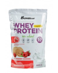 BOMBBAR Whey Protein 900 гр. Малиновое печенье