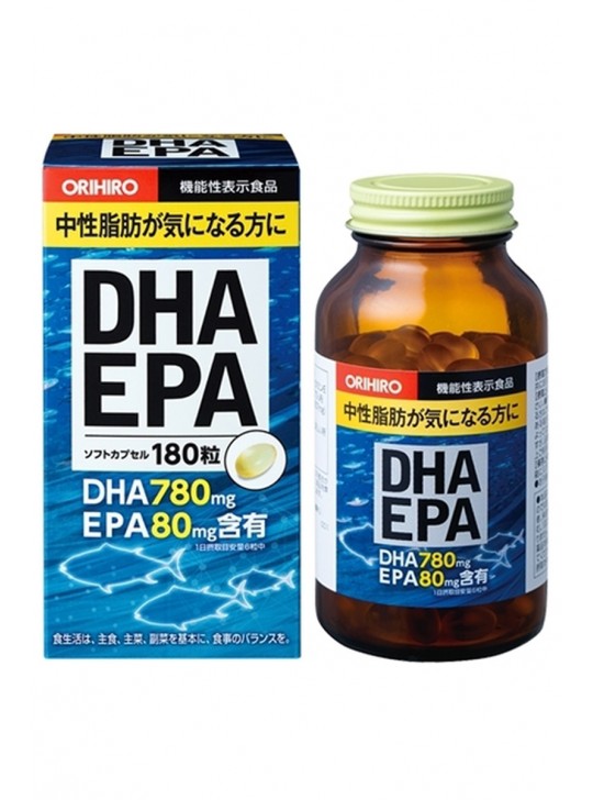 ORIHIRO Омега 3 DHA, EPA  180 жел. капс