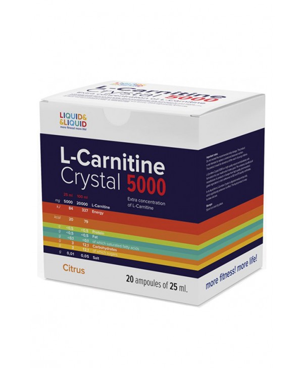 L-Carnitine Crystal 5000 (20х25 ml)