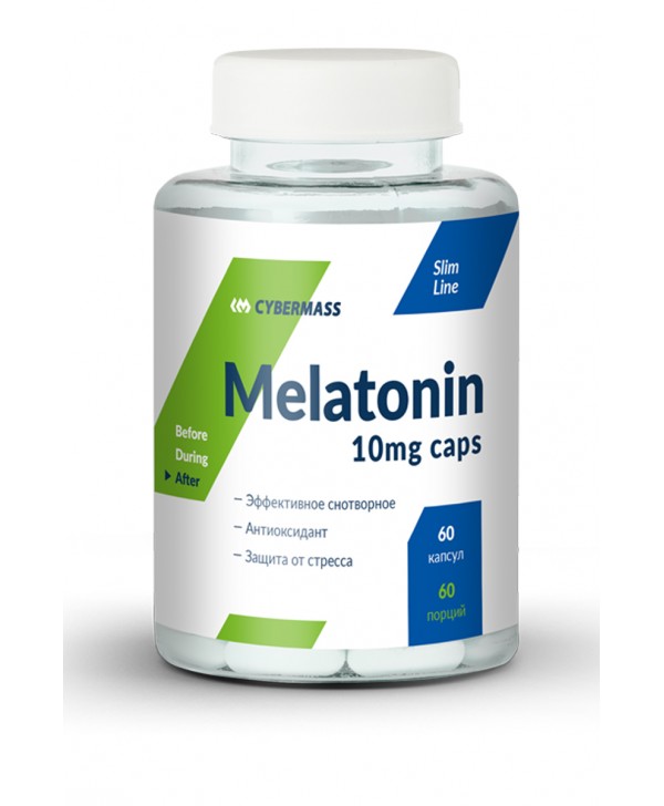 Cybermass Melatonin 10 мг 60 капс.