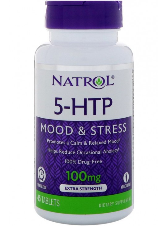 Natrol 5-HTP Time Release 100 мг 45 табл.